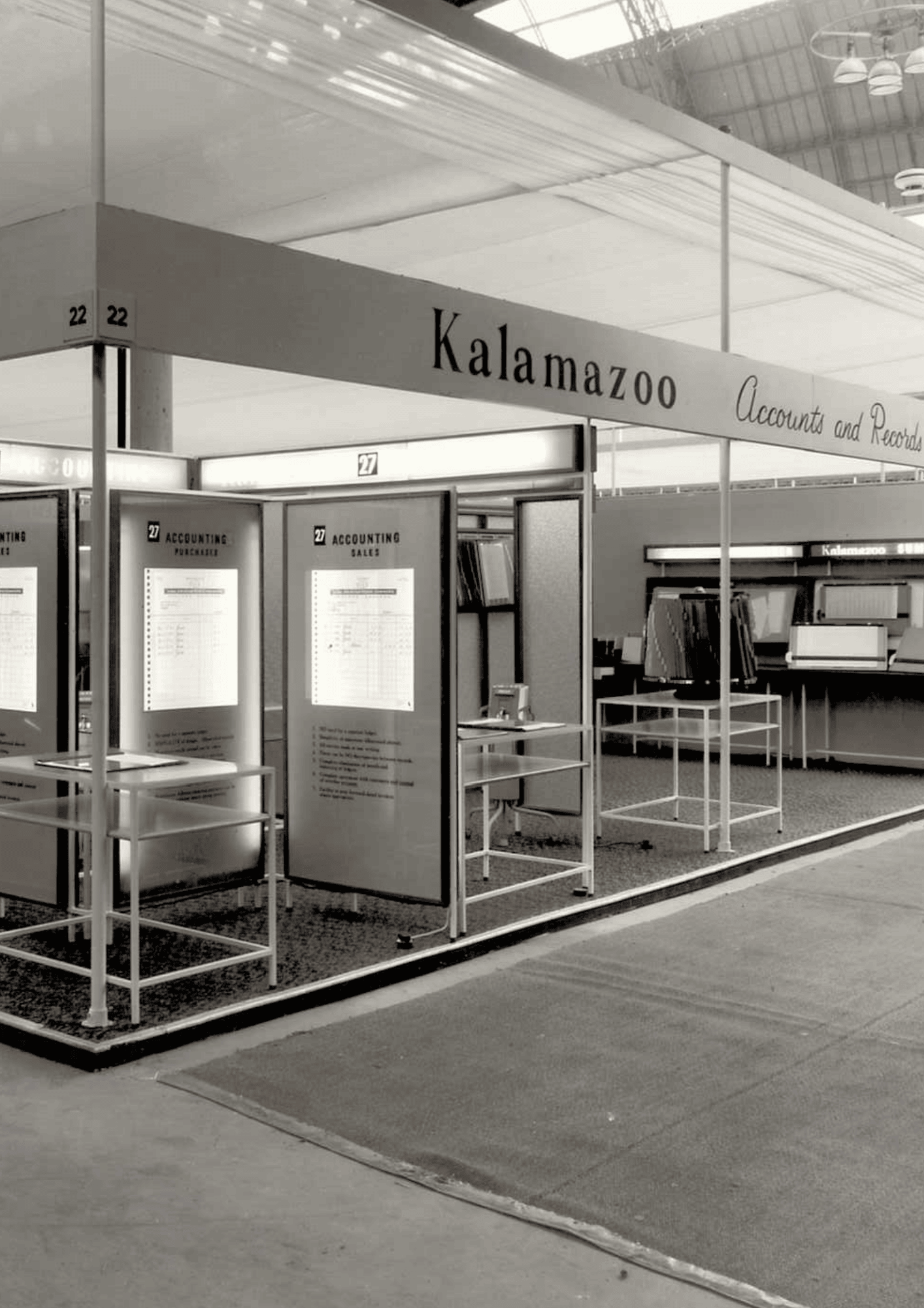Kalamazoo - aerial view - 1924 - historical library