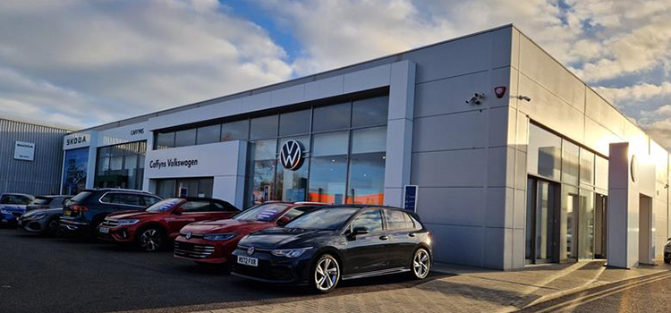 Picture of Caffyns dealership building.